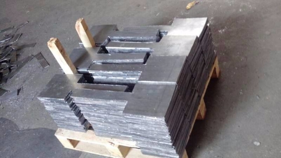 Τα διπλά τούβλα προστατευτικών καλυμμάτων μολύβδου ψαροκόκκαλων προσάρμοσαν 15Mm για το βιομηχανικό NDT