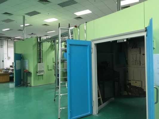 Σύγχρονη αποθήκη προστασίας ακτίνων με υψηλής ενέργειας φυσική προστασία ακτινοβολίας δομή αρθρωτής συναρμολόγησης και αποσυναρμολόγητο κατώφλι