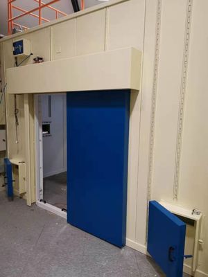 Σύγχρονο υπόστεγο προστατευτικών καλυμμάτων ακτίνων που κατασκευάζεται από την επιτροπή σάντουιτς χάλυβα μολύβδου με την οπτική Shell