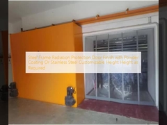 Χάλυβα πλαίσιο προστασία από ακτινοβολία πόρτα Φινίρισμα με επίστρωση σκόνης ή ανοξείδωτο χάλυβα Προσαρμόσιμο ύψος ύψος όπως απαιτείται
